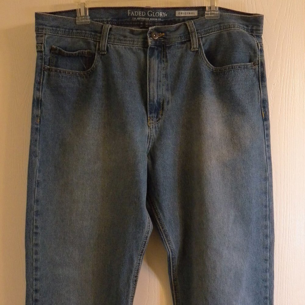 Men's FADED GLORY AUTHENTIC DENIM JEANS - Picture 10 of 12